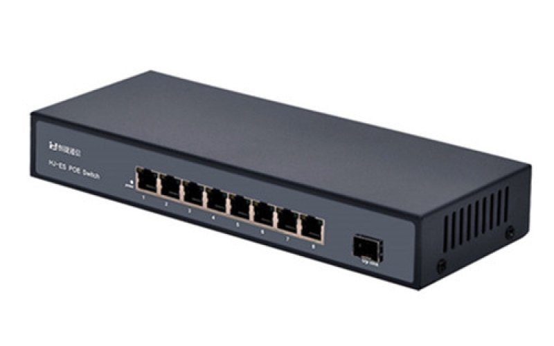 武漢8口POE交換機 8POE 1SFP