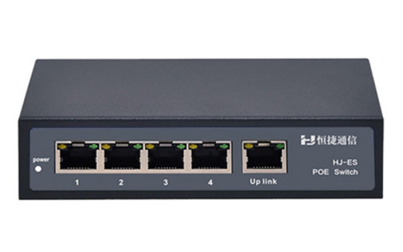 武漢5口POE交換機 4POE 1FE